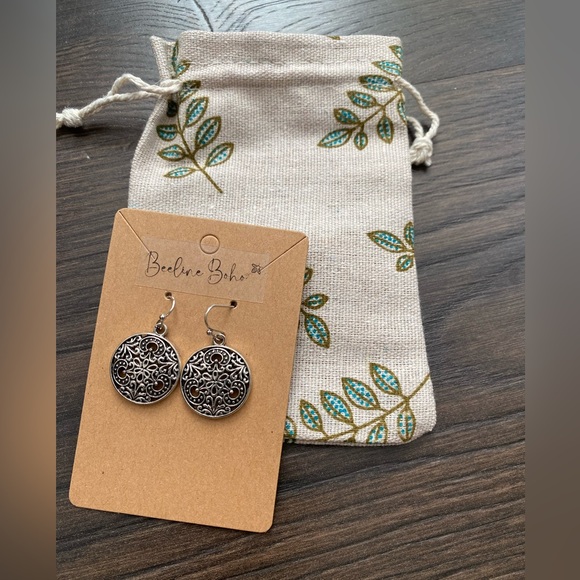 Enchanted Filigree Boho drop Earrings - Picture 1 of 3